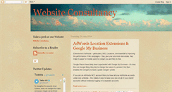 Desktop Screenshot of blog.website-consultancy.com